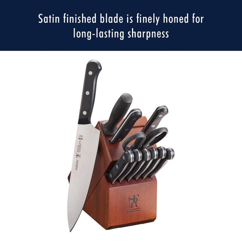 Henckels Solution 9-inch sharpening steel keeps blades ready for daily use.