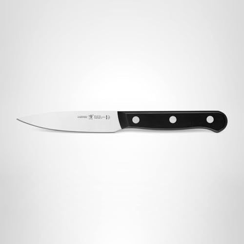 Henckels Solution Razor-Sharp 4-Inch Knife lightweight and maneuverable in use.