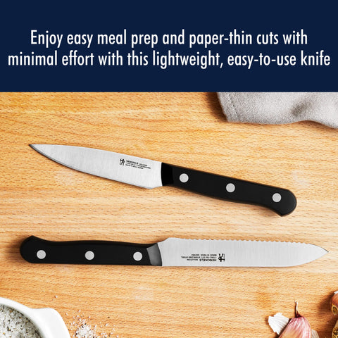 Henckels Solution Razor-Sharp 4-Inch Knife vegetables prep and mini-chops.