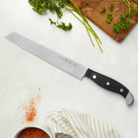 Henckels Statement 8in bread knife slices loaf for neat portions