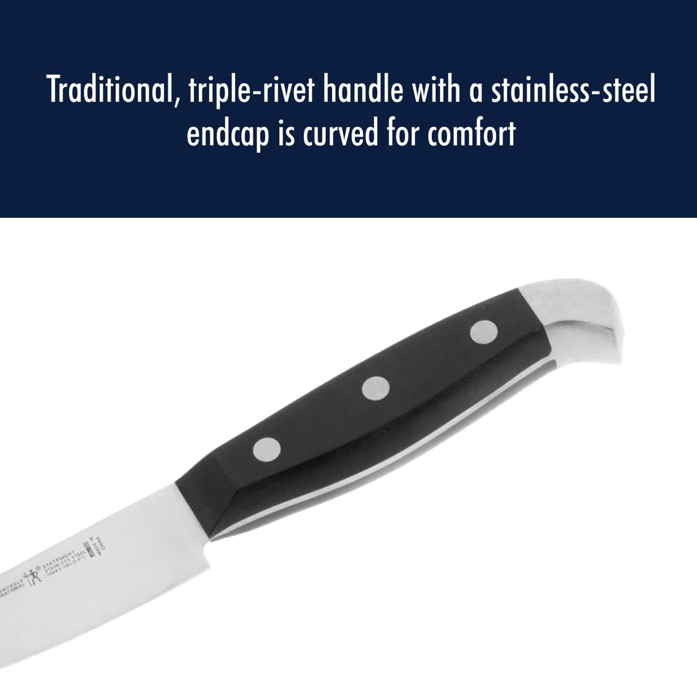 Henckels Statement 8in bread knife stamped blade light weight and easy handling