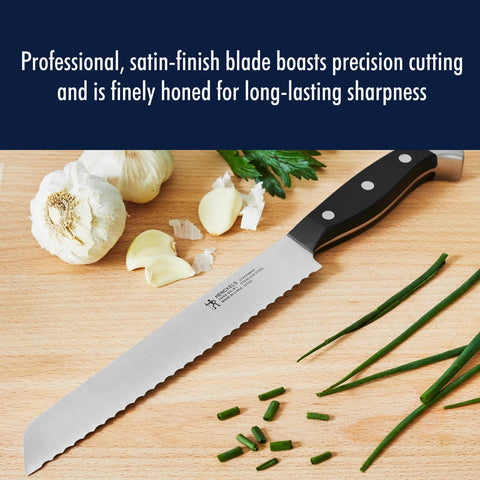 Henckels Statement 8in bread knife versatile tool for bread cakes and fruits