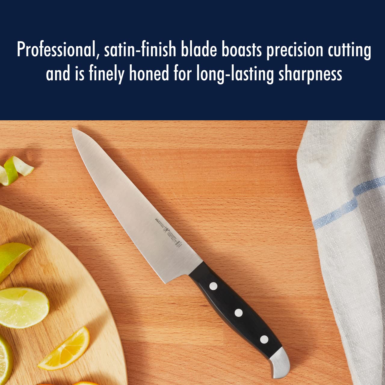 Henckels Statement knife used for butterfly chicken prep with precise control