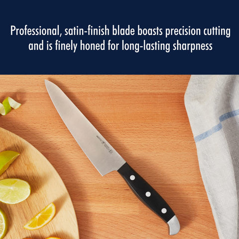 Henckels Statement knife used for butterfly chicken prep with precise control
