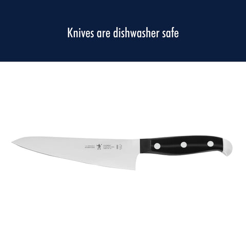 Henckels Statement knife easy cleanup and dishwasher-safe convenience