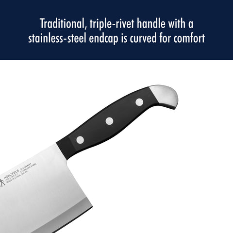 Henckels Statement full tang design enhances control and maneuverability