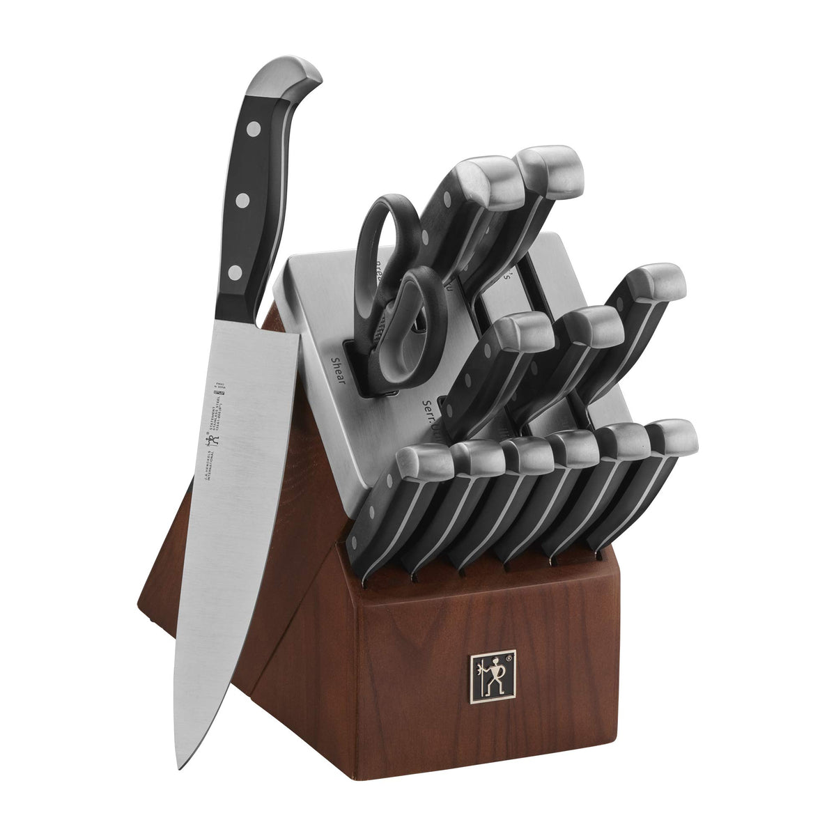 HENCKELS Statement self-sharpening block with razor-sharp blades for precise prep