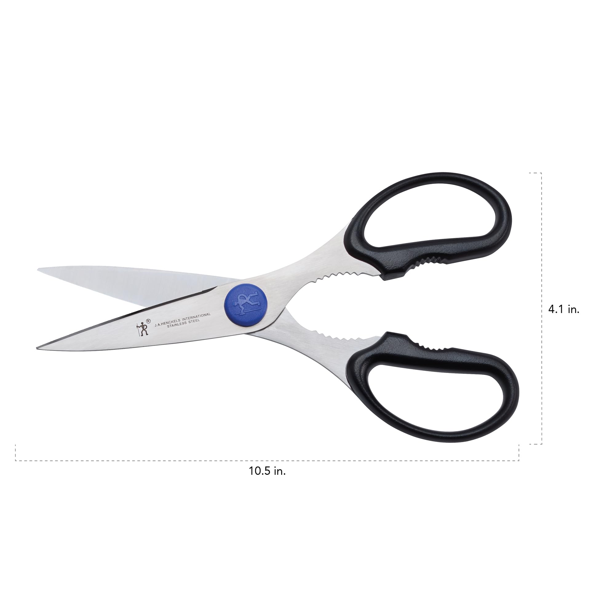HENCKELS Take-Apart Kitchen Shears perfect for trimming herbs and slicing vegetables with precision.