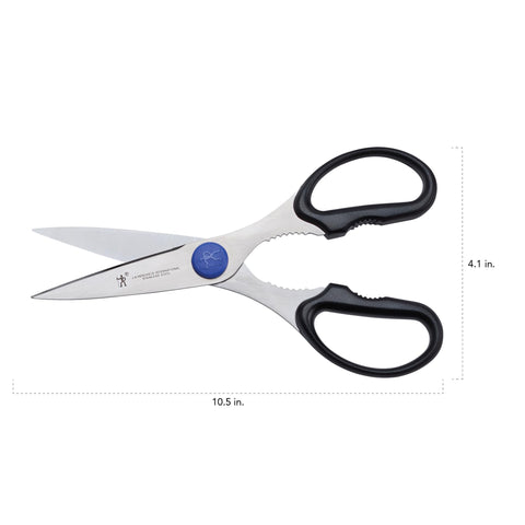 HENCKELS Take-Apart Kitchen Shears perfect for trimming herbs and slicing vegetables with precision.
