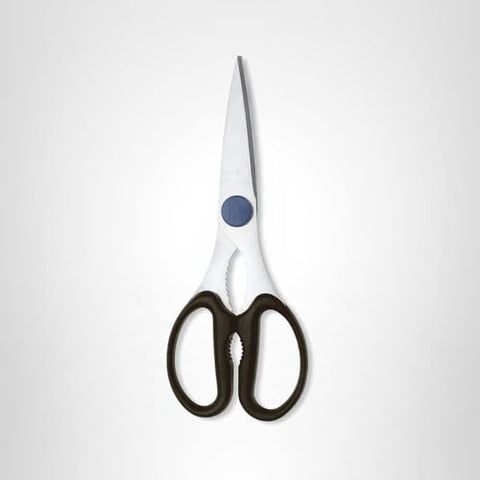 HENCKELS Take-Apart Kitchen Shears store compactly when disassembled, saving drawer space.