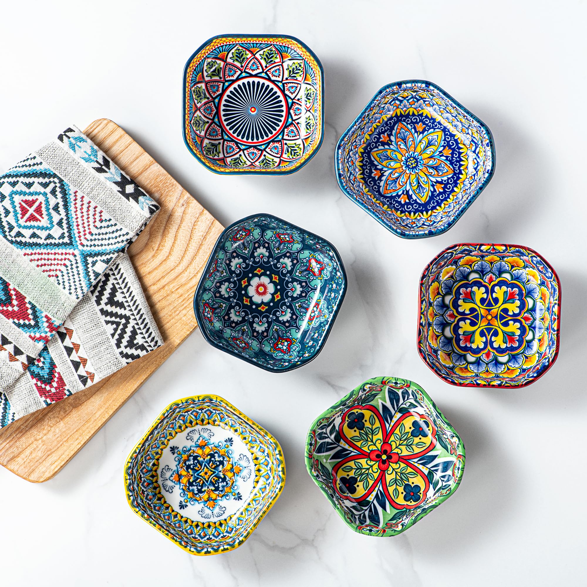 HENXFEN LEAD ceramic dishwasher-safe dips, easy to clean after entertaining
