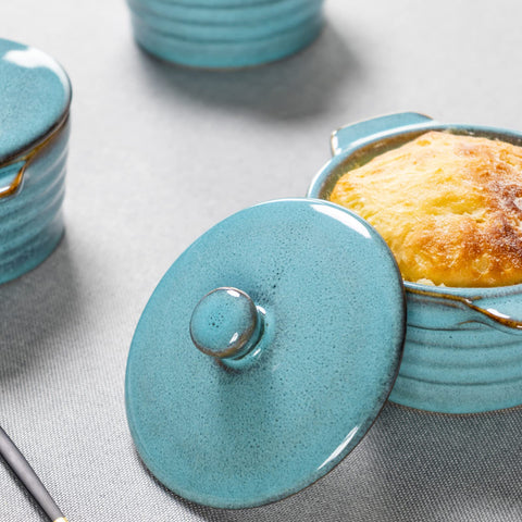 HENXFEN LEAD ramekin in oven showing even heating and durability