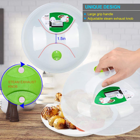 HENYU dishwasher-safe cover simplifies cleanup after meals.