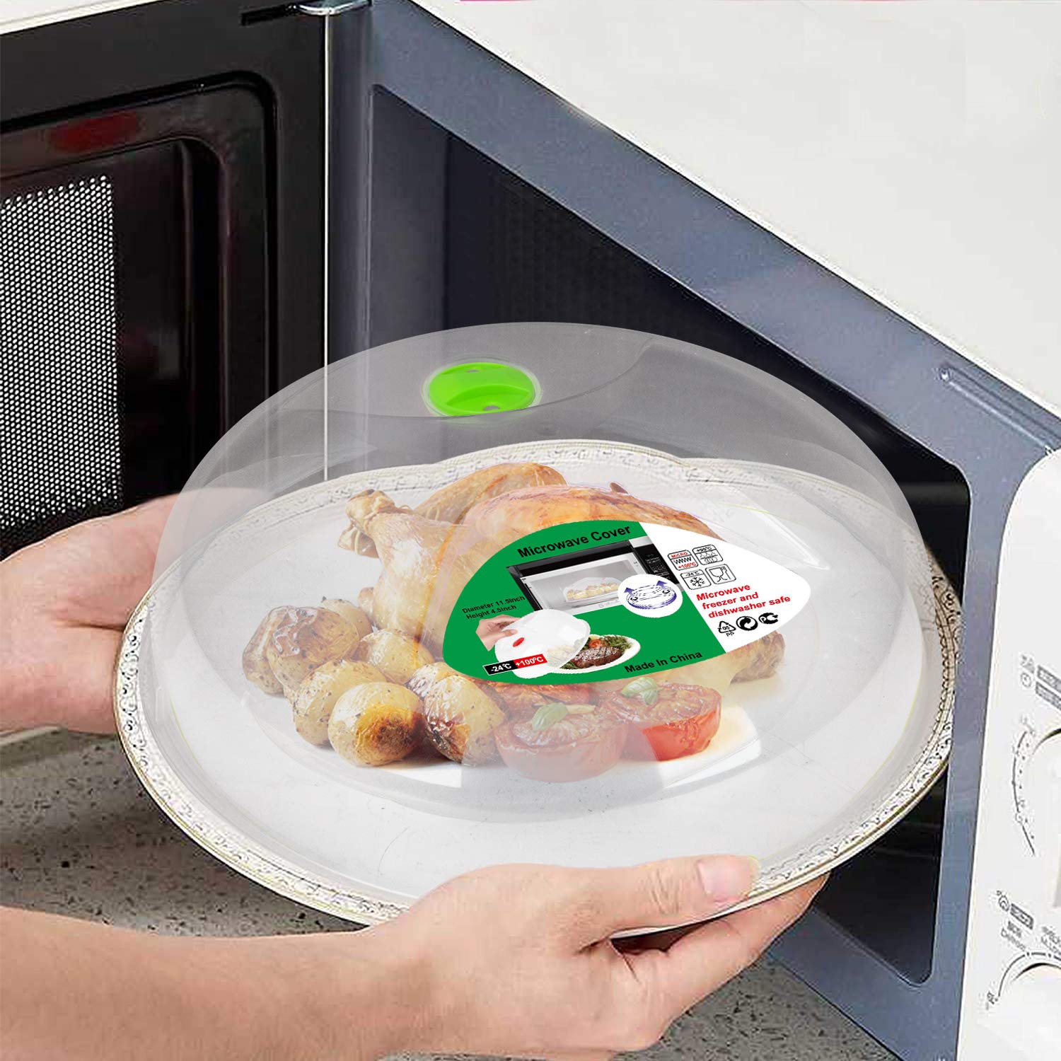 HENYU BPA-free microwave cover stays safe and easy to clean.