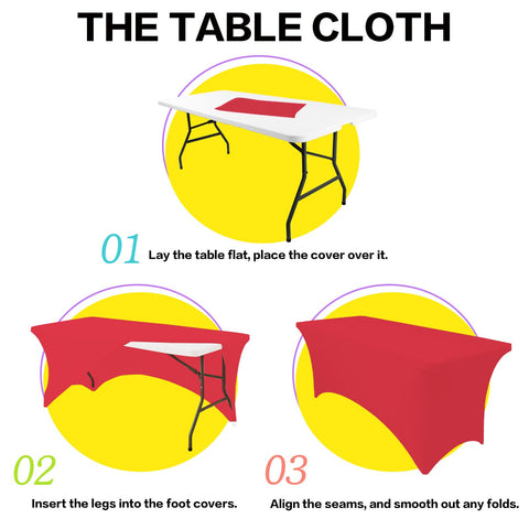 Heochy table cover suits banquets, dinners, and Easter gatherings with a polished look.