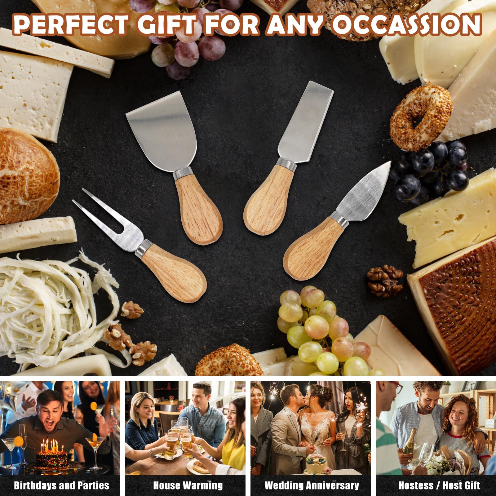 HEORIM on-charcuterie-board display presents a sleek gift option.