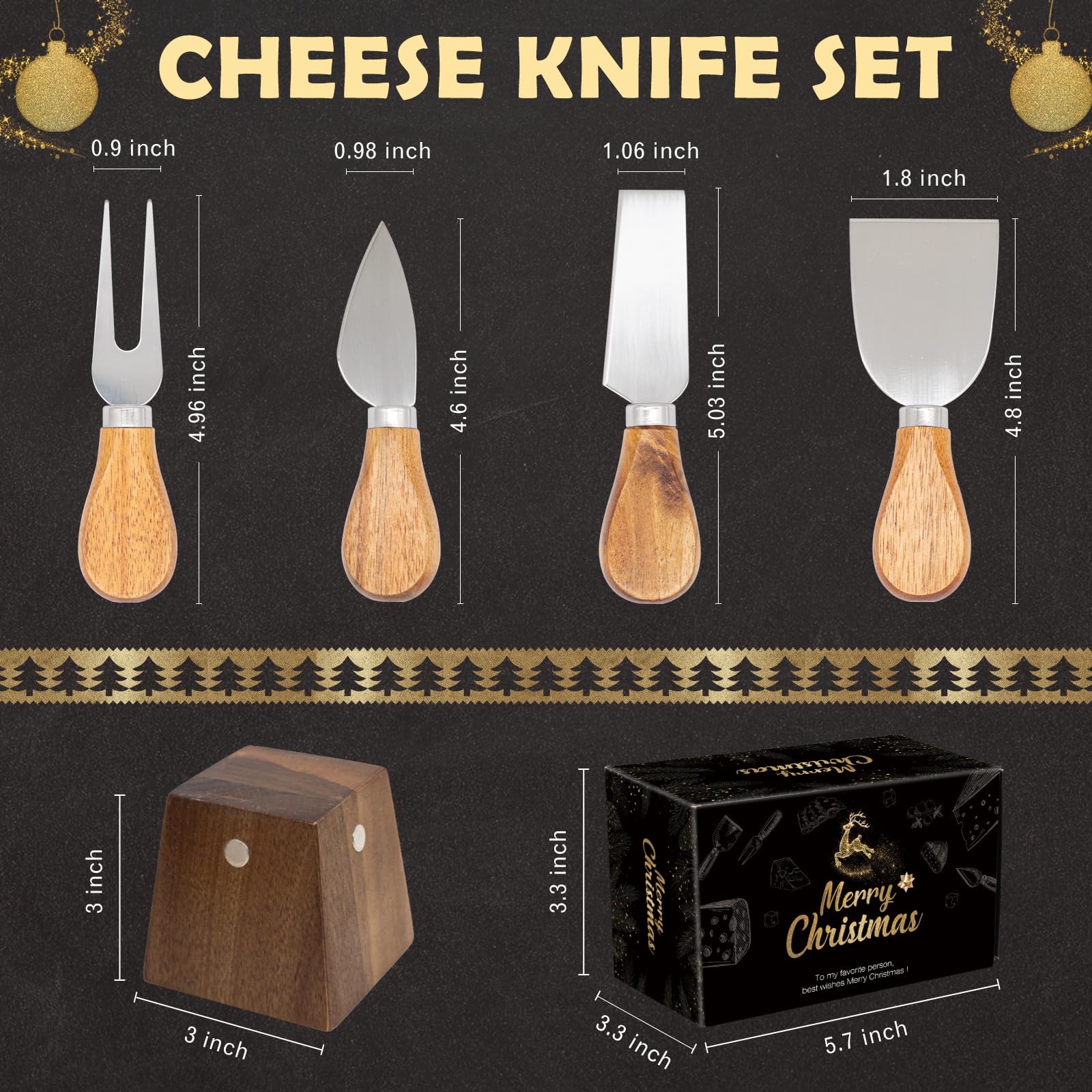 HEORIM prong fork for serving cheese neatly.