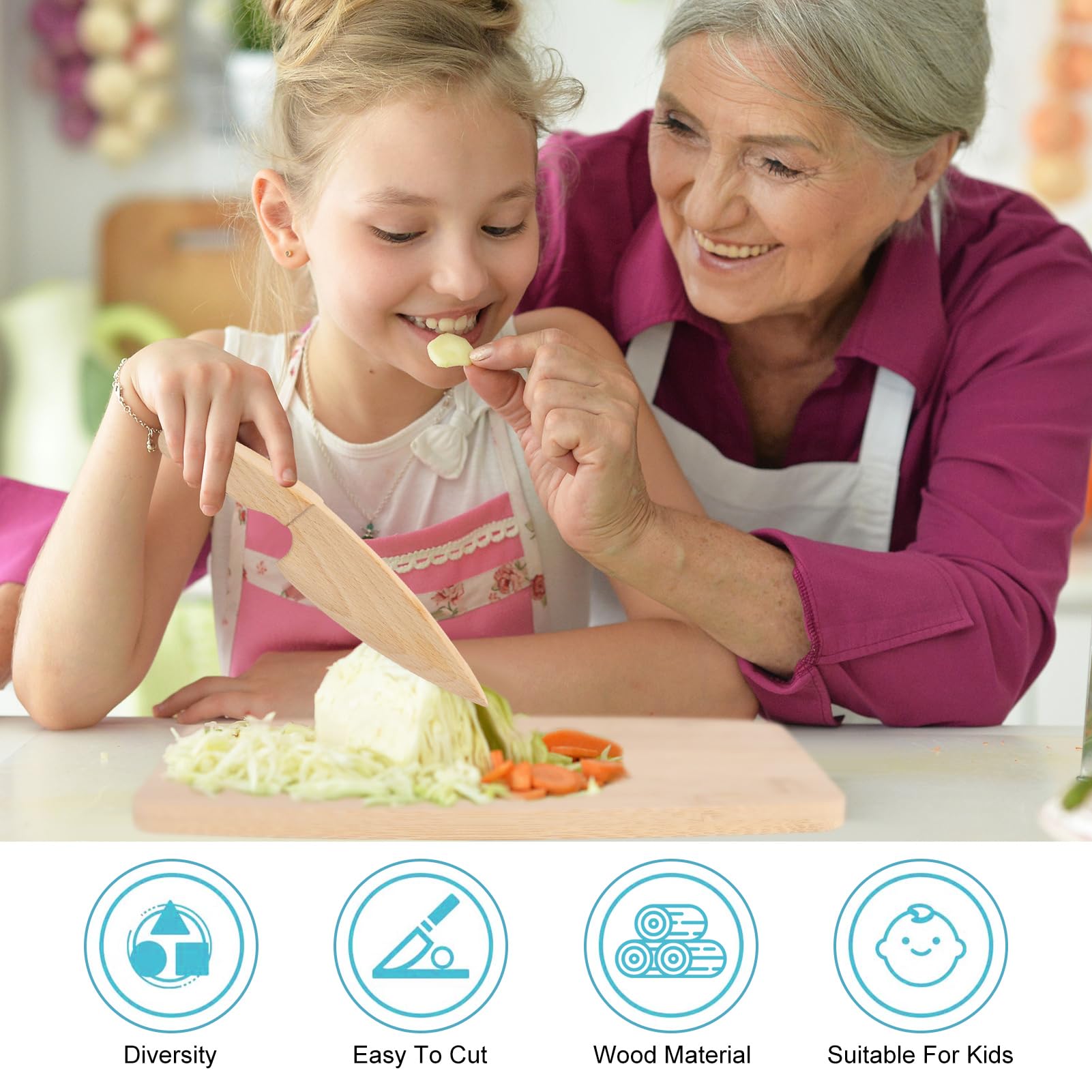 HEQU egg whisk for gentle mixing in kid-friendly kitchen tools