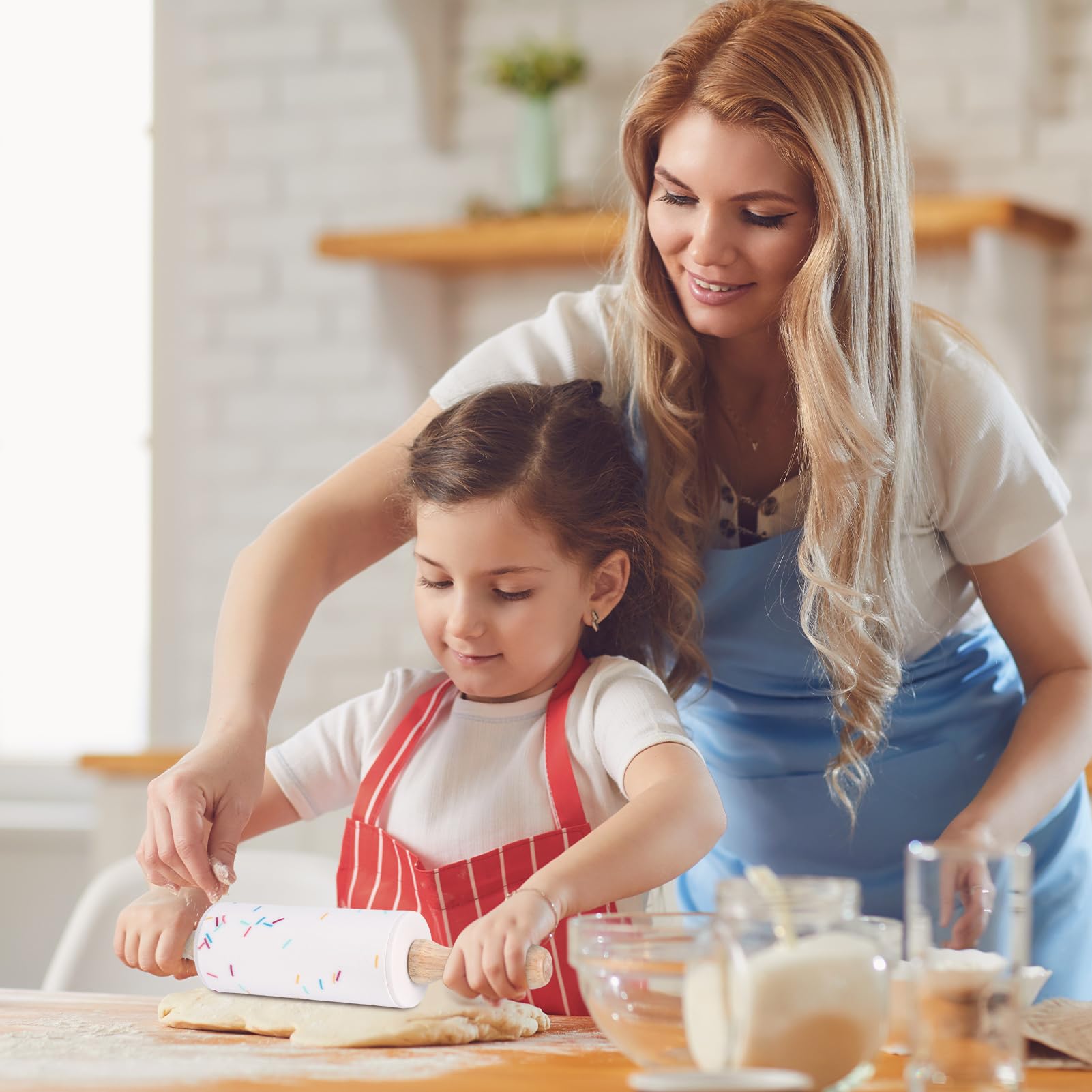 HEQU kids spoon for safe stirring during pretend play and real cooking