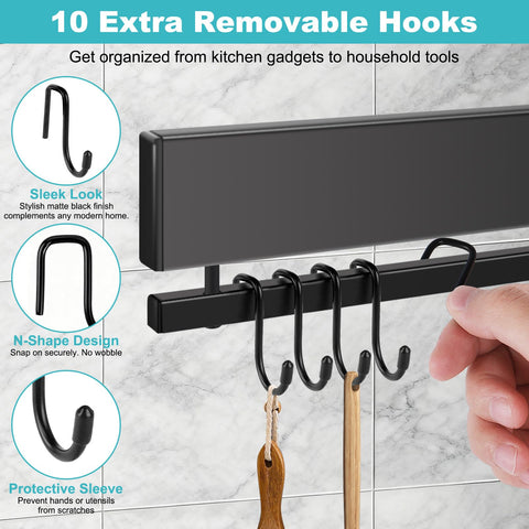 HEREOF adhesive mount option for damage-free wall installation