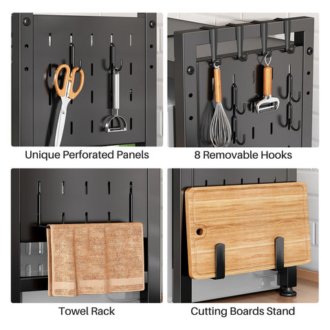 HERJOY quick assembly of microwave rack with included tools
