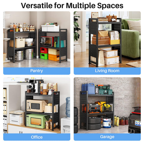 HERJOY kitchen storage solution for countertops and shelves
