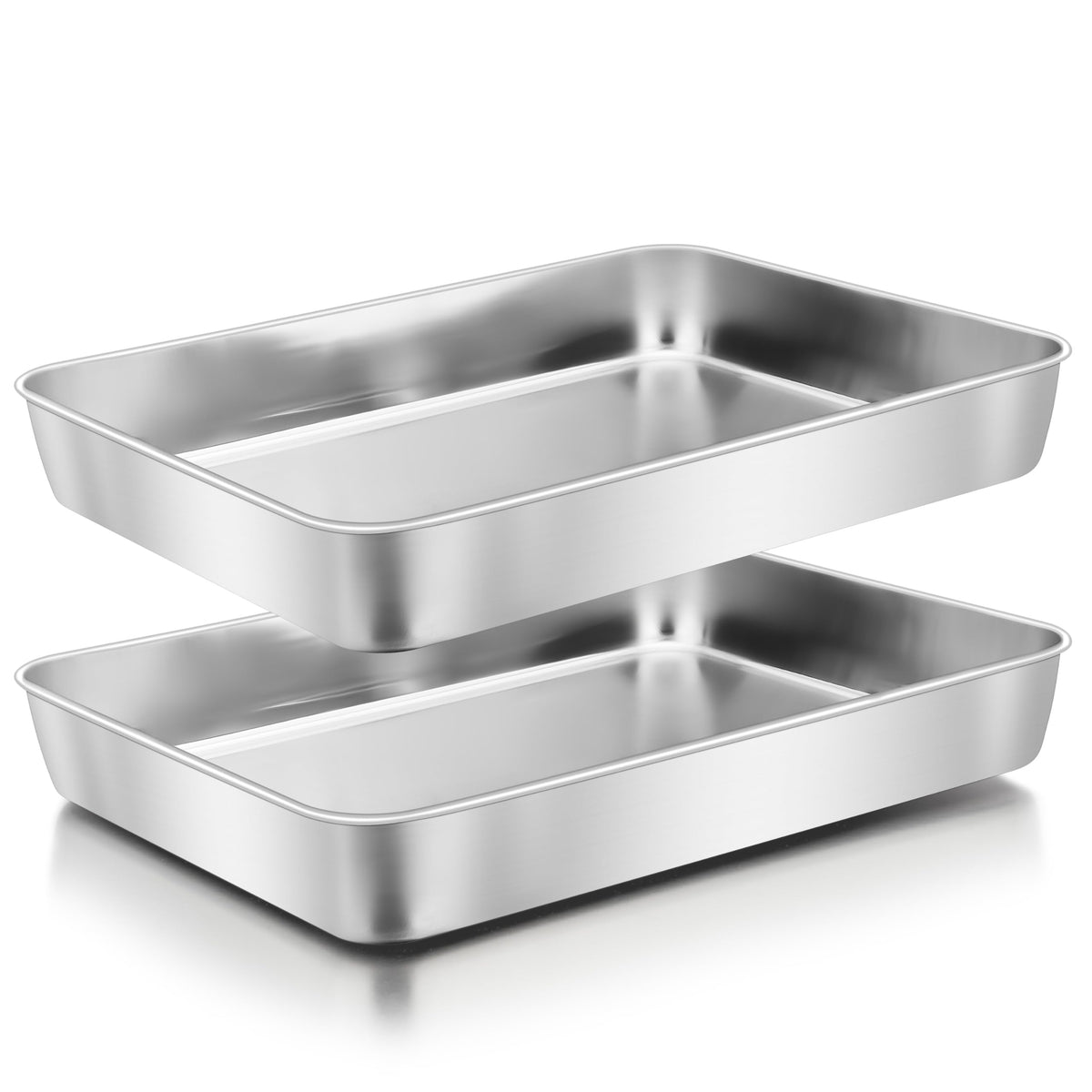 Herogo rectangle cake pan inner dimensions for precise baking and even heat