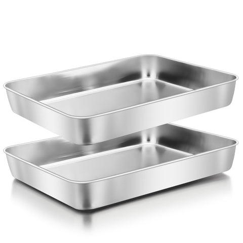 Herogo rectangle cake pan inner dimensions for precise baking and even heat