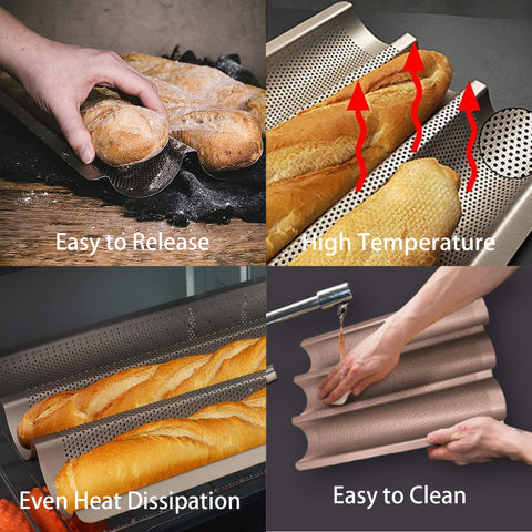 Hesanzol nonstick coating enables easy bread release