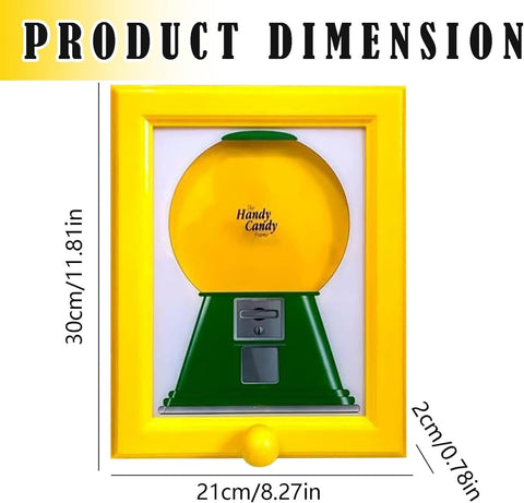 Heskbirg candy dispenser frame makes thoughtful gifts for birthdays and holidays