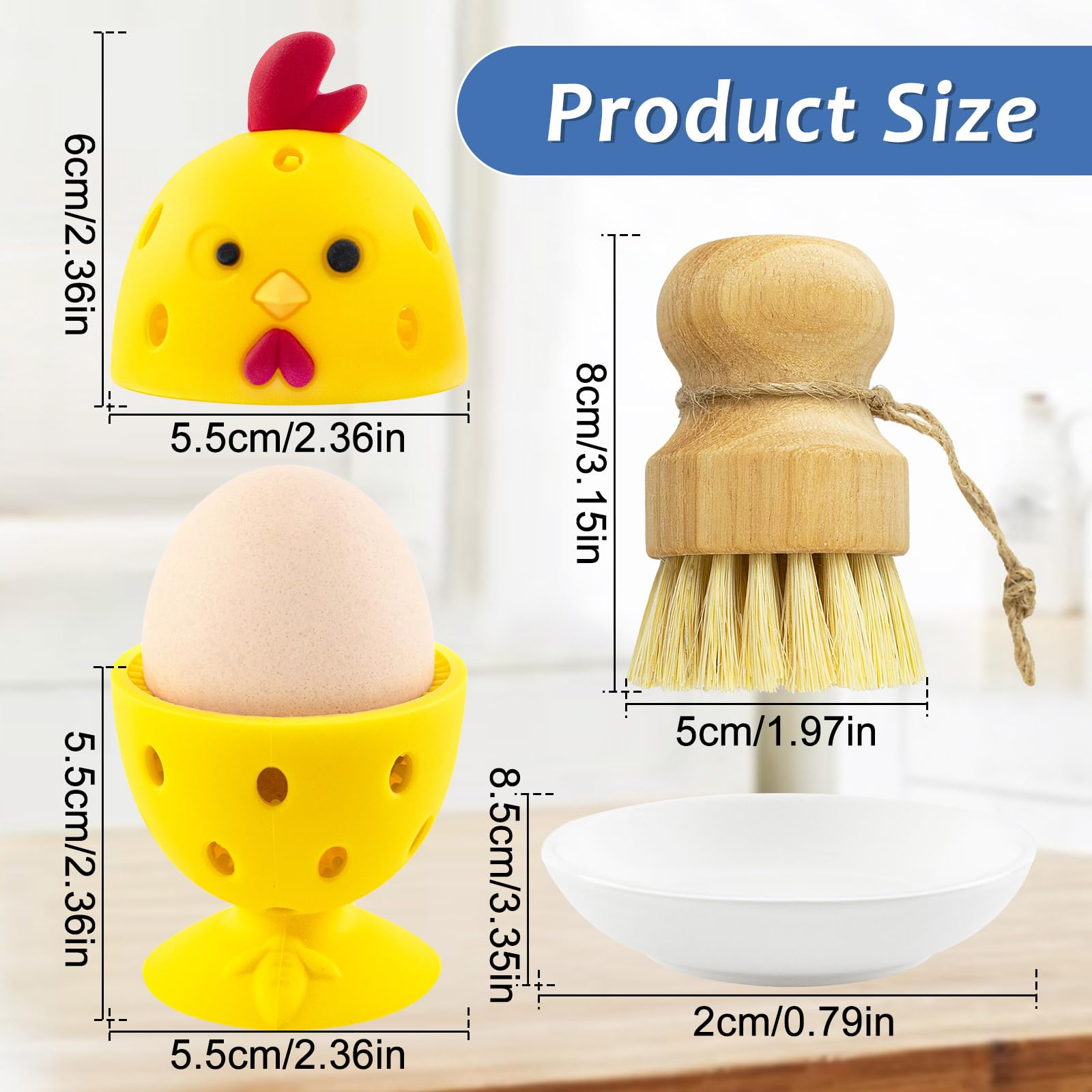 Heuihm rotating scrubber for fruits and vegetables cleans efficiently.
