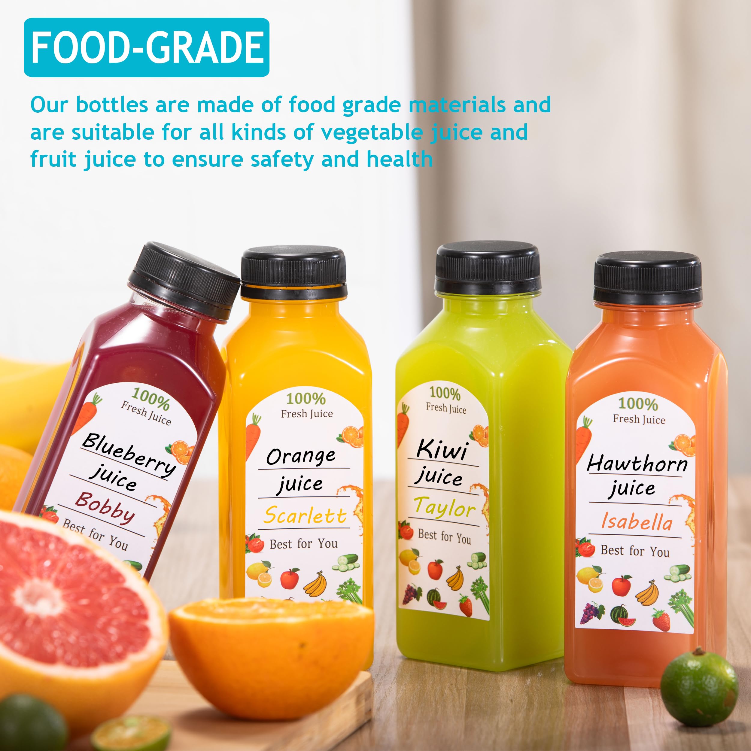 HEWASME bottle labels for quick beverage differentiation at events.