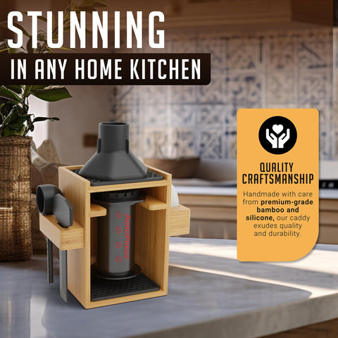 HexNub durable bamboo craftsmanship adds warmth to your counter