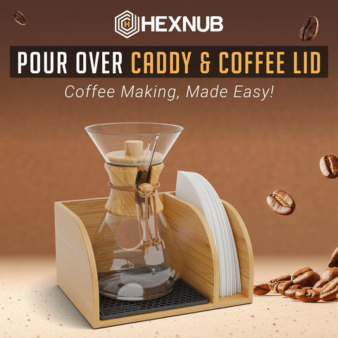 HEXNUB silicone drip pad closeup highlights heat resistance and spill protection.