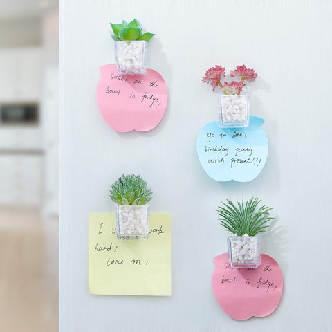 HEY FOLY leaf 3D plant magnet enhances desks and classroom shelves with natural charm.