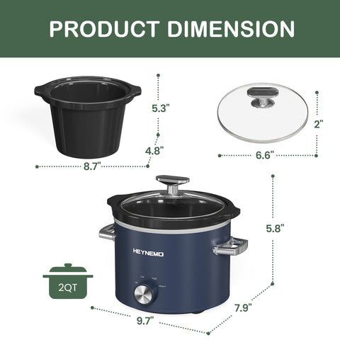 HEYNEMO anti-slip feet ensure stable placement on counters