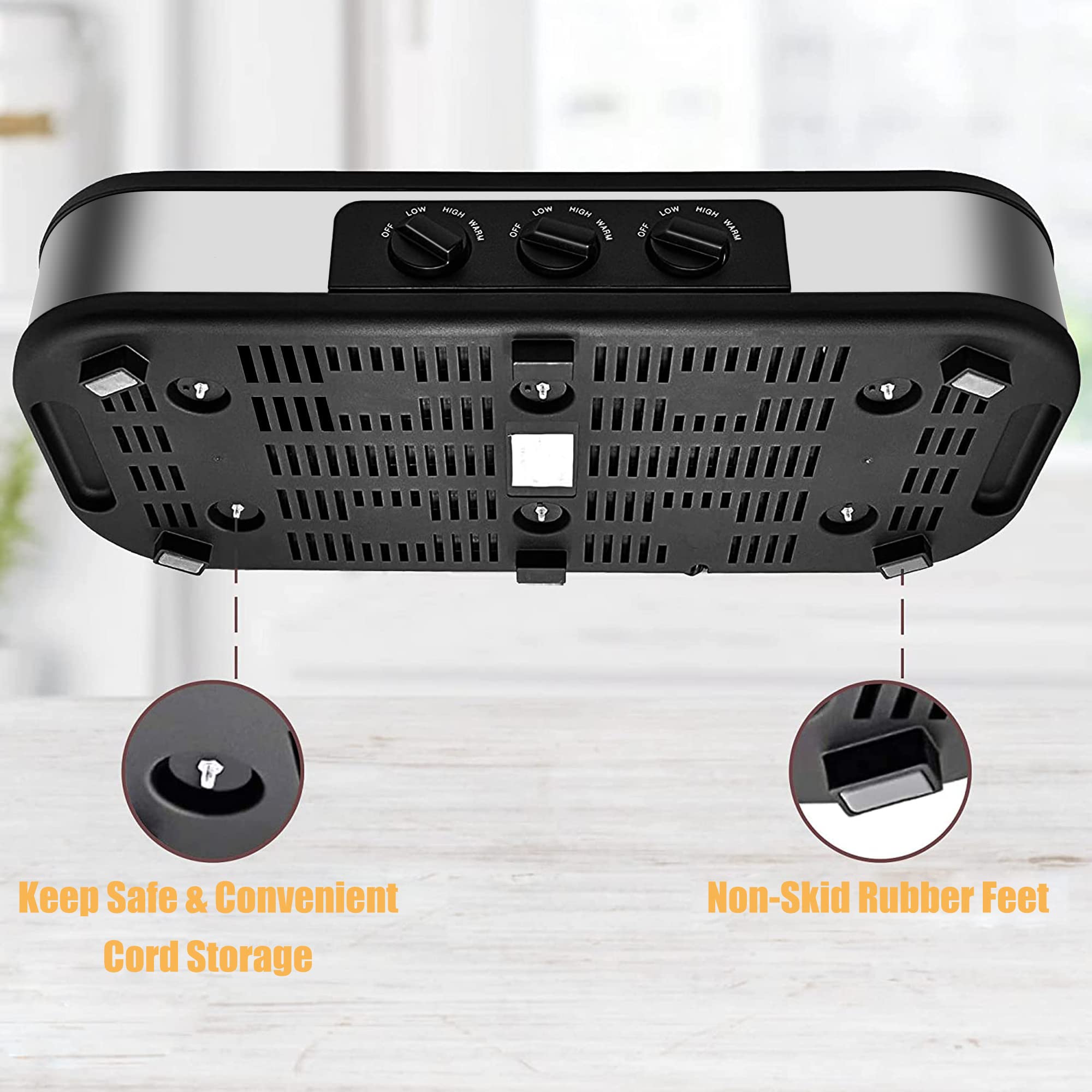 HEYNEMO cool-touch lid with anti-scald handle protects hands while serving