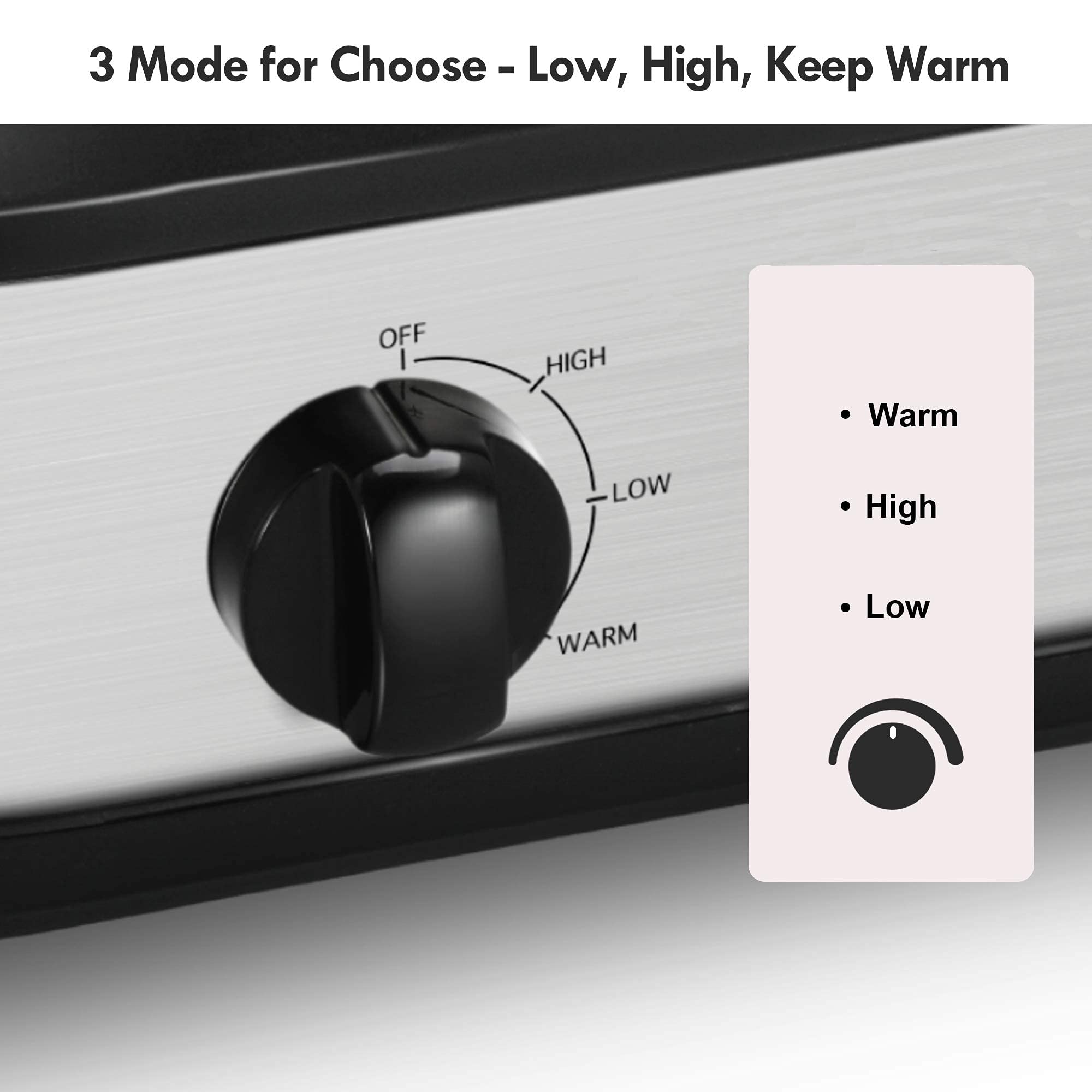 HEYNEMO three-cooking-settings offer flexible control for meals.