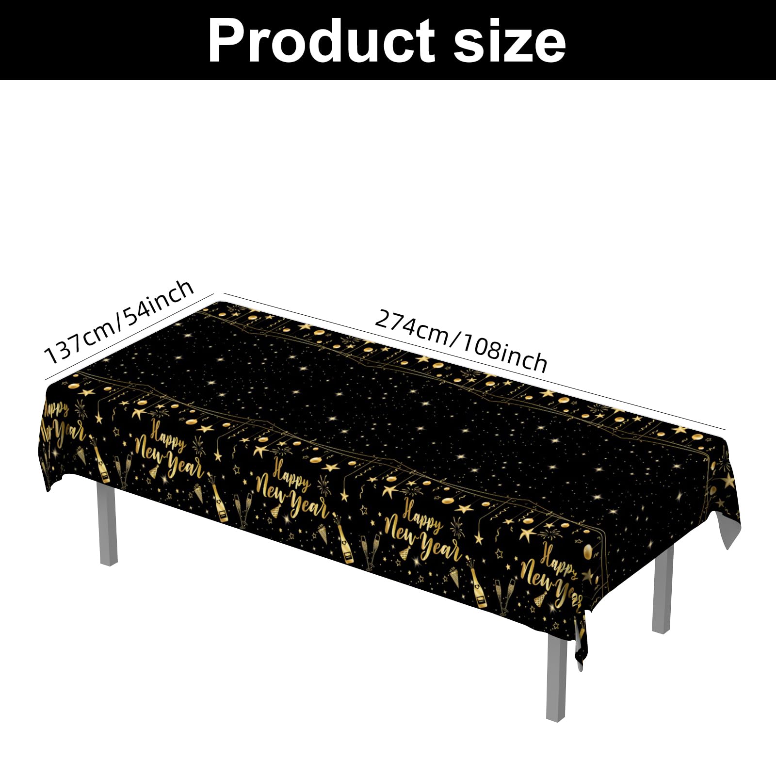 HEYPRIIL tablecloths with stars pattern create instant holiday vibe on tables