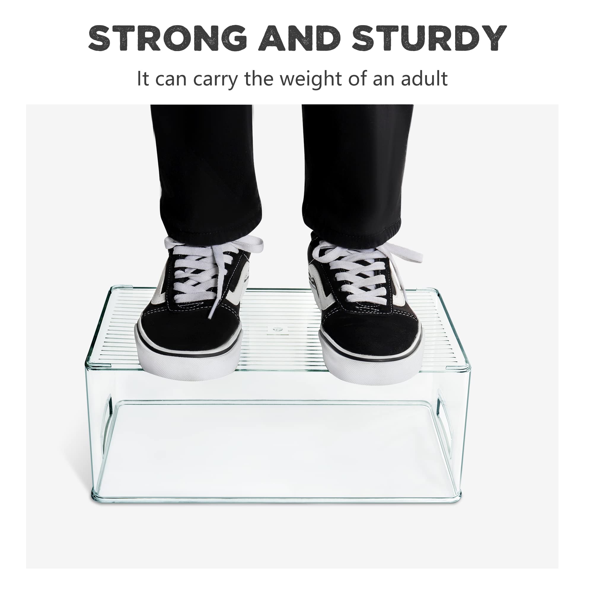 Heyuzb bins resist heavy use with thicker edges for longer life.