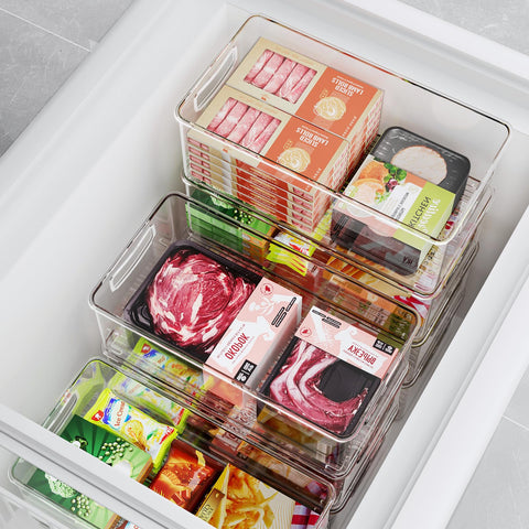 Heyuzb BPA-free PETG bins are easy to clean with warm soap and water.