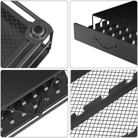 HFHOME rubber feet stabilize the unit on smooth surfaces.