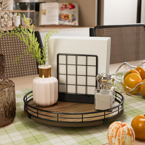 HGF acacia wood texture and craftsmanship highlight design.