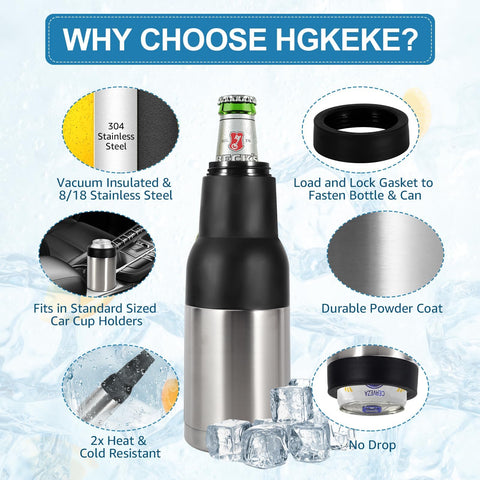 Hgkeke Frosty Beer Holder pictured at the beach for portability