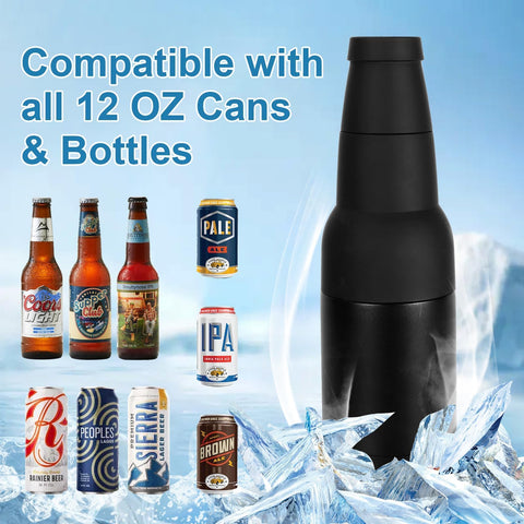 Hgkeke frosty beer holder built-in opener for easy access