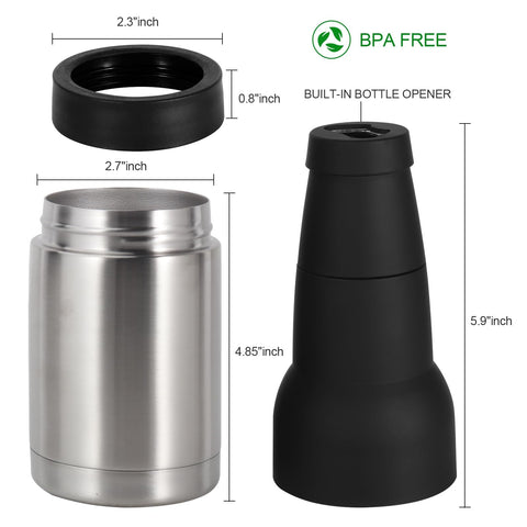 Hgkeke Frosty Beer Holder double wall insulation preserves chill