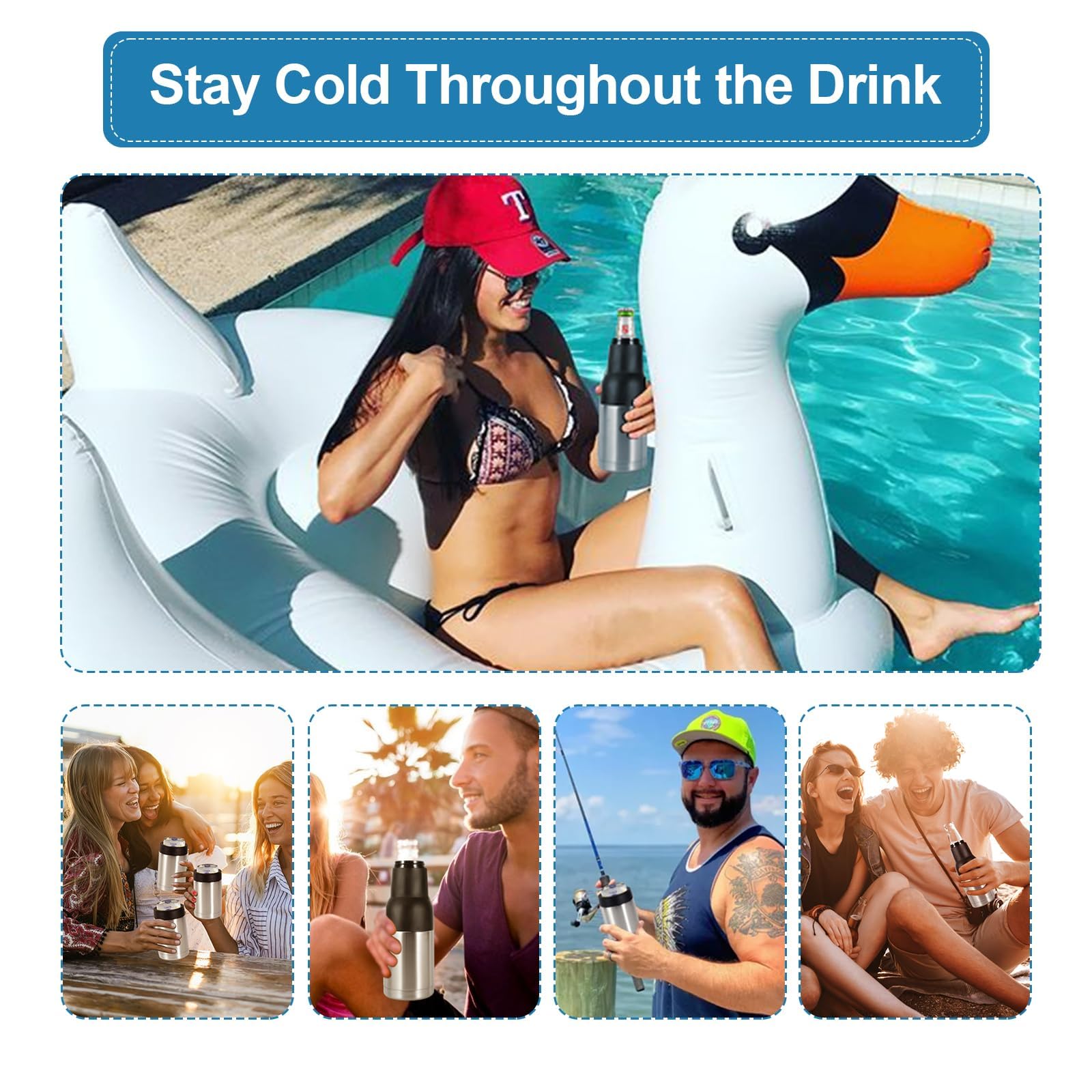 Hgkeke Frosty Beer Holder presented as a gift option