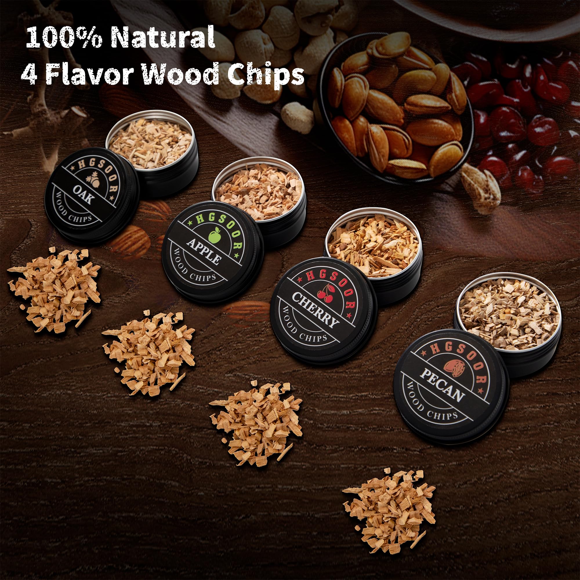 Hgsoor apple chips add subtle fruit smoke to drinks