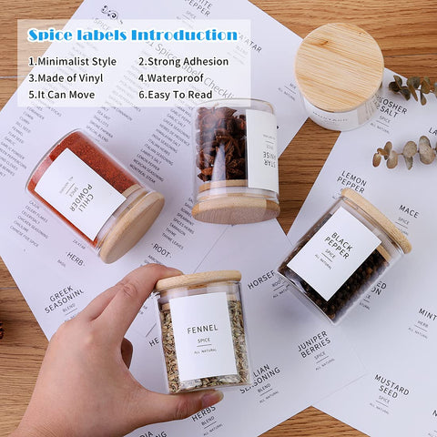 Wooden bamboo lids seal moisture and preserve aroma in HHMJSM jars.
