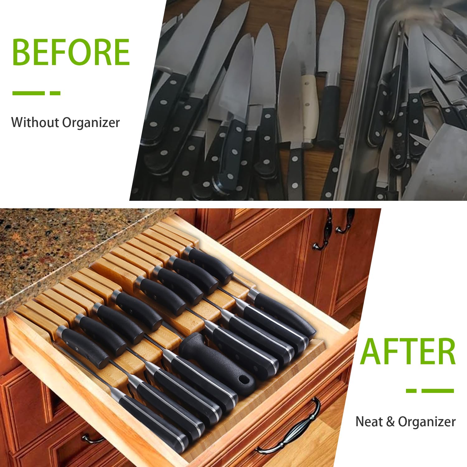 HHXRISE gift-ready knife organizer ideal for cooks and home chefs.